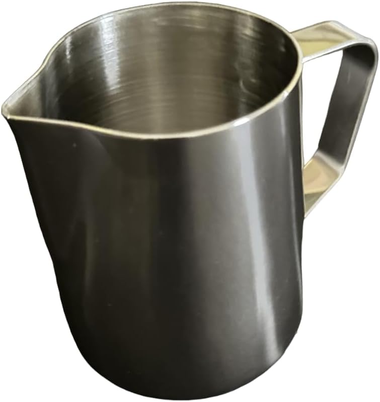 Rattleware 20 Oz Stainless Steel Etched Latte Art Pitcher Frother Cup with Drip-Resistant Spout and Graduated Measurements Jug Perfect for Home, Cafes, Restaurants, Trusted By Baristas Worldwide - Image 2